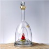魚錐造型工藝酒瓶?jī)?nèi)置小和尚白酒瓶個(gè)性吹制玻璃酒瓶異形酒瓶